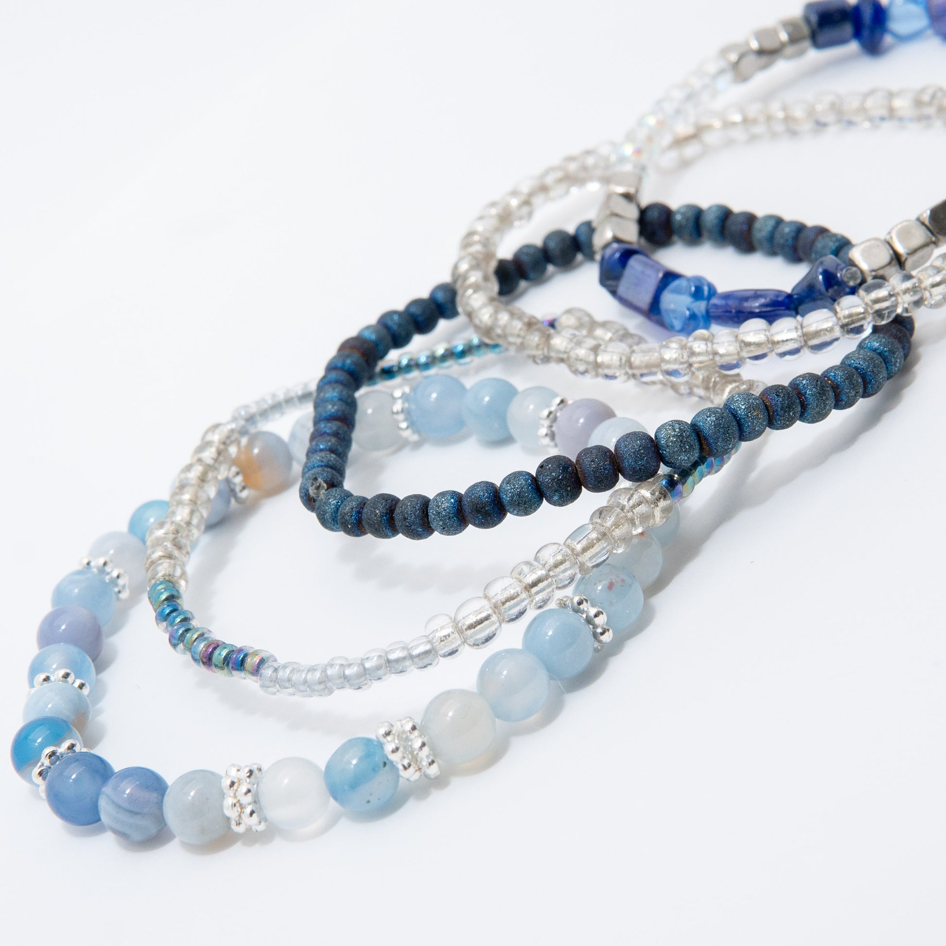 Sparkly Blue Mix & Match Bracelet for the Galaxy Enthusiasts - Relato.Jewelry