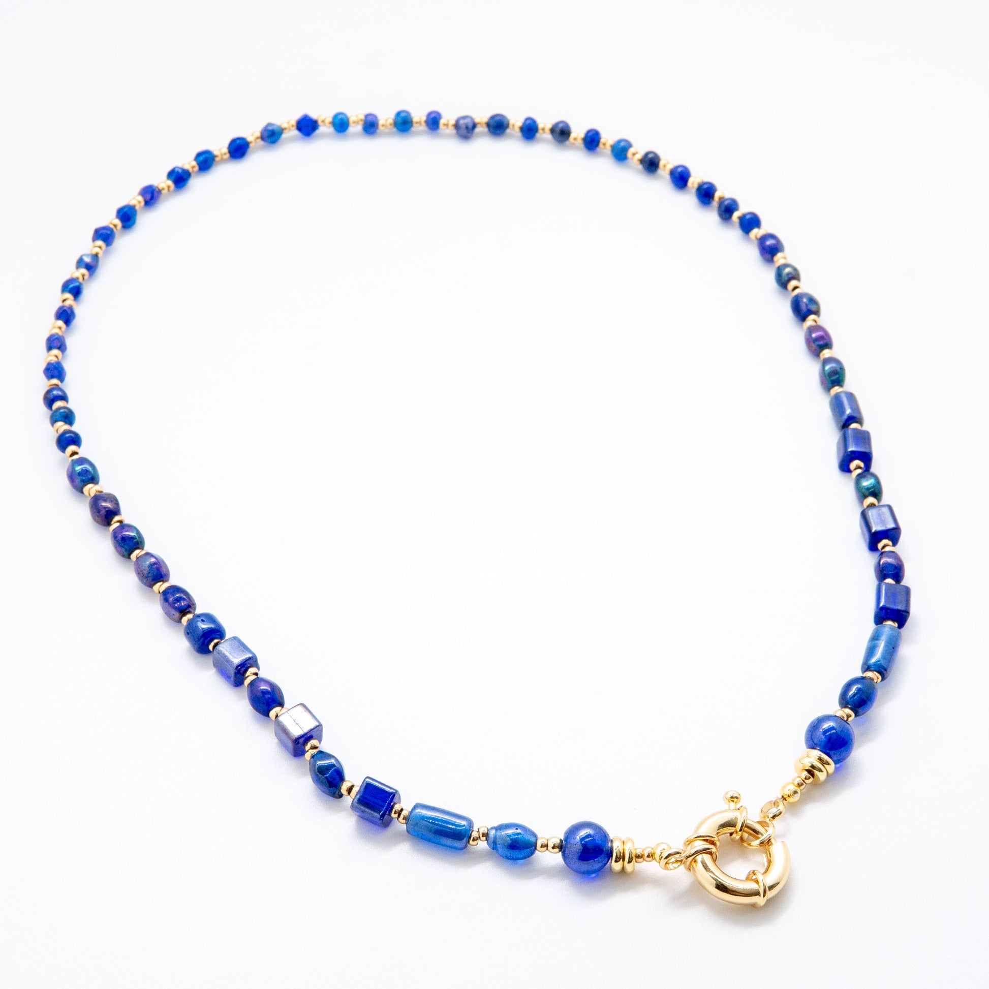 3-in-1 Lapis Lazuli Intense Deep Blue Mix & Match Necklace - Relato.Jewelry