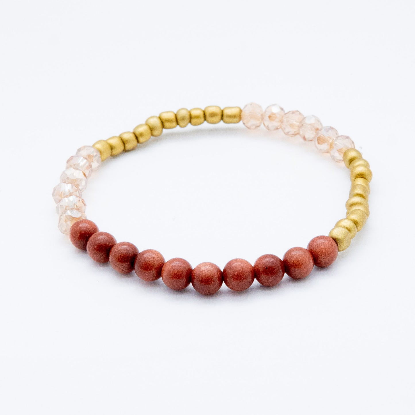 Forest Palm Vibe Mix & Match Bracelet with Gemstones - Relato.Jewelry