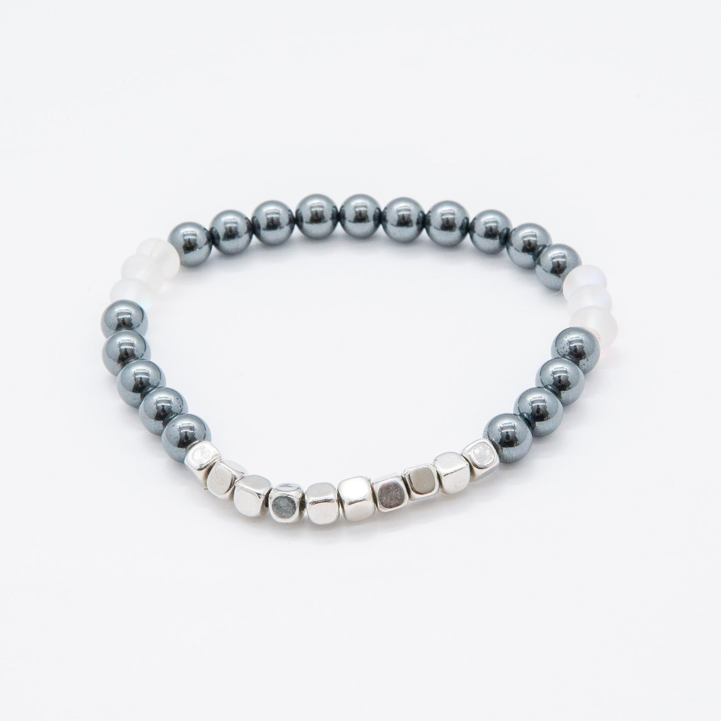 Silver Night Mix & Match Bracelet - Captivating Blend of Silver & Black-toned Elements - Relato.Jewelry