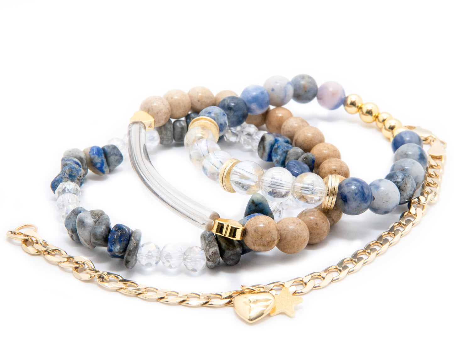 Sodalite Symphony Mix & Match Bracelet - Relato.Jewelry