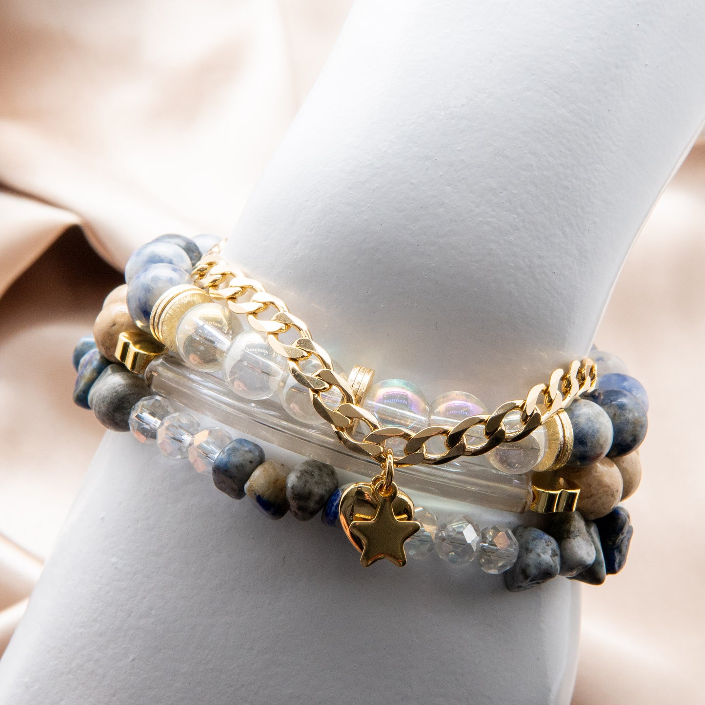 Sodalite Symphony Mix & Match Bracelet - Relato.Jewelry