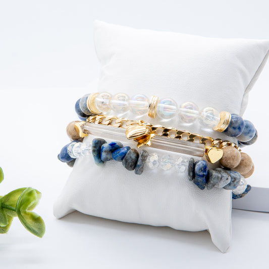 Sodalite Symphony Mix & Match Bracelet - Relato.Jewelry