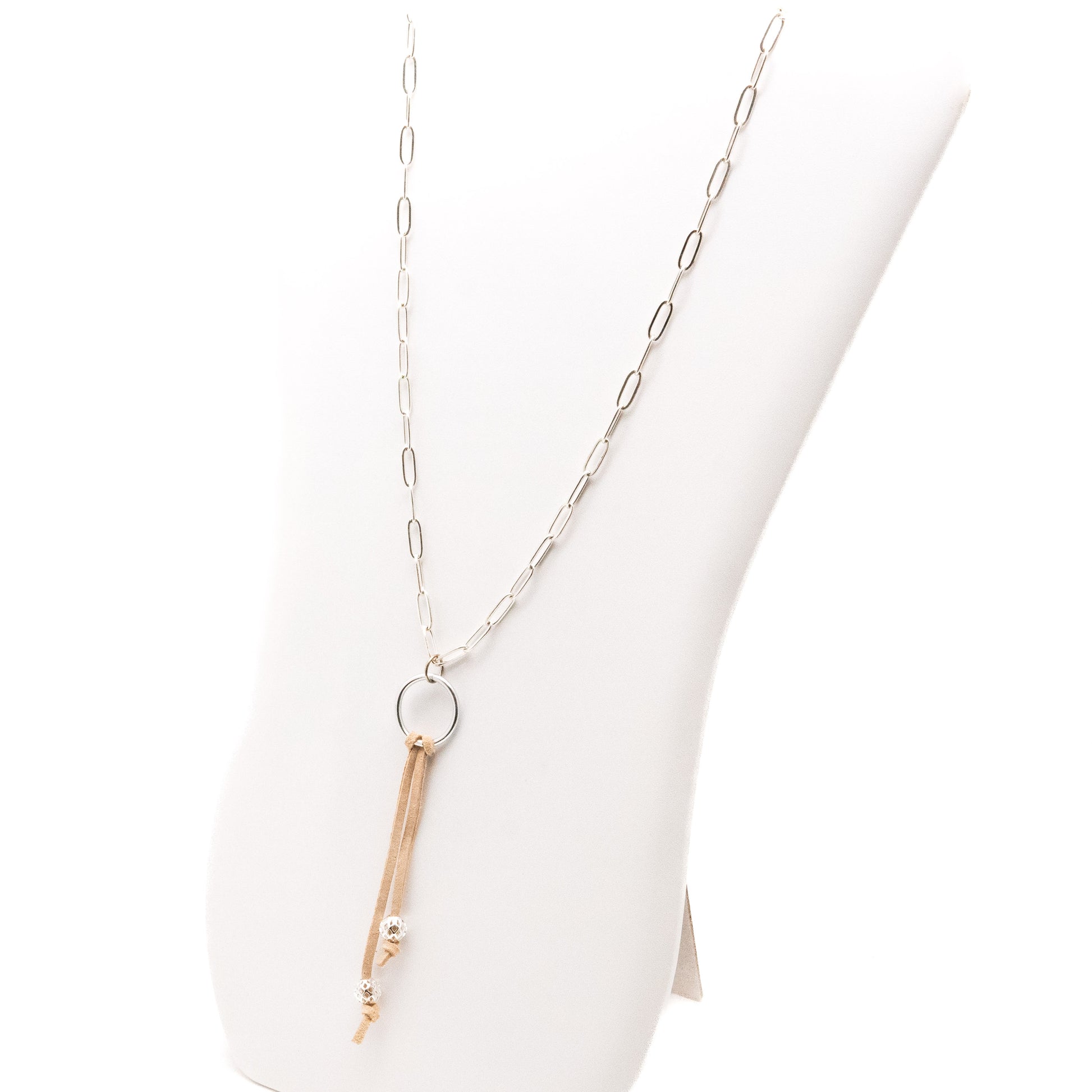 Edgy Urban Chic Paperclip Long Necklace - Relato.Jewelry