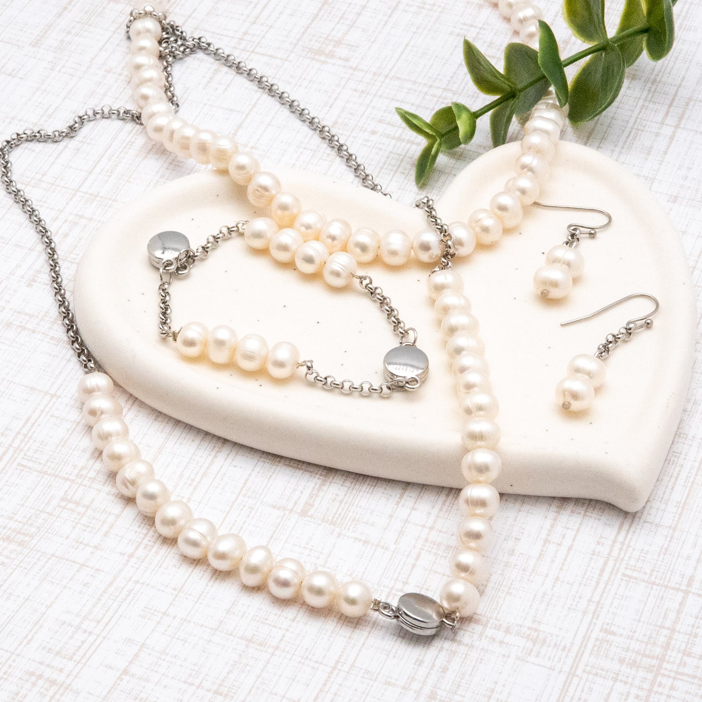 Cultured Pearls Magnetique Necklace Set - Relato.Jewelry