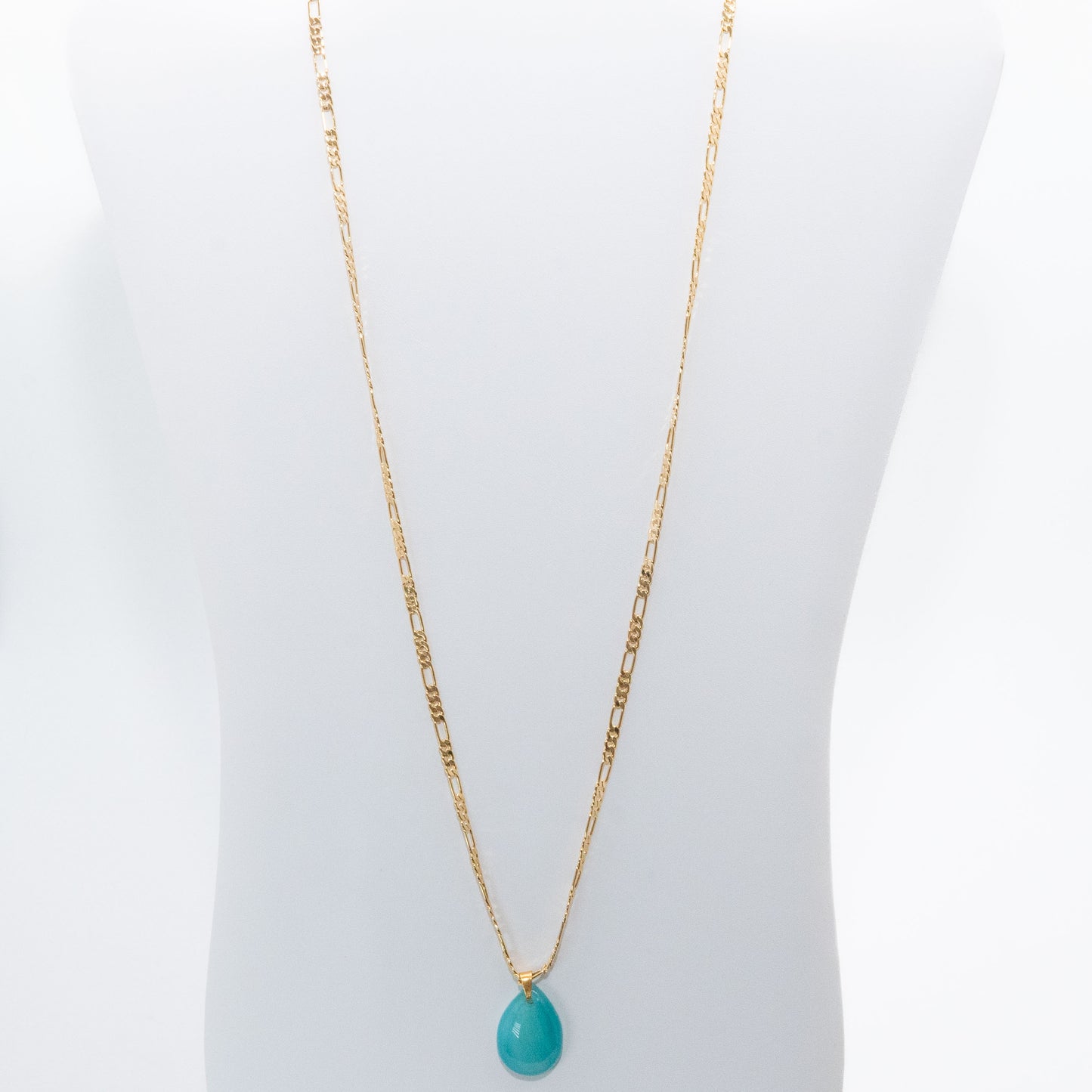 Multi-Color & Blue Agate Stackable Necklace