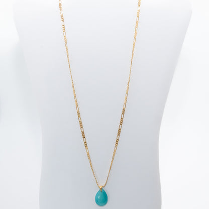 Multi-Color & Blue Agate Stackable Necklace