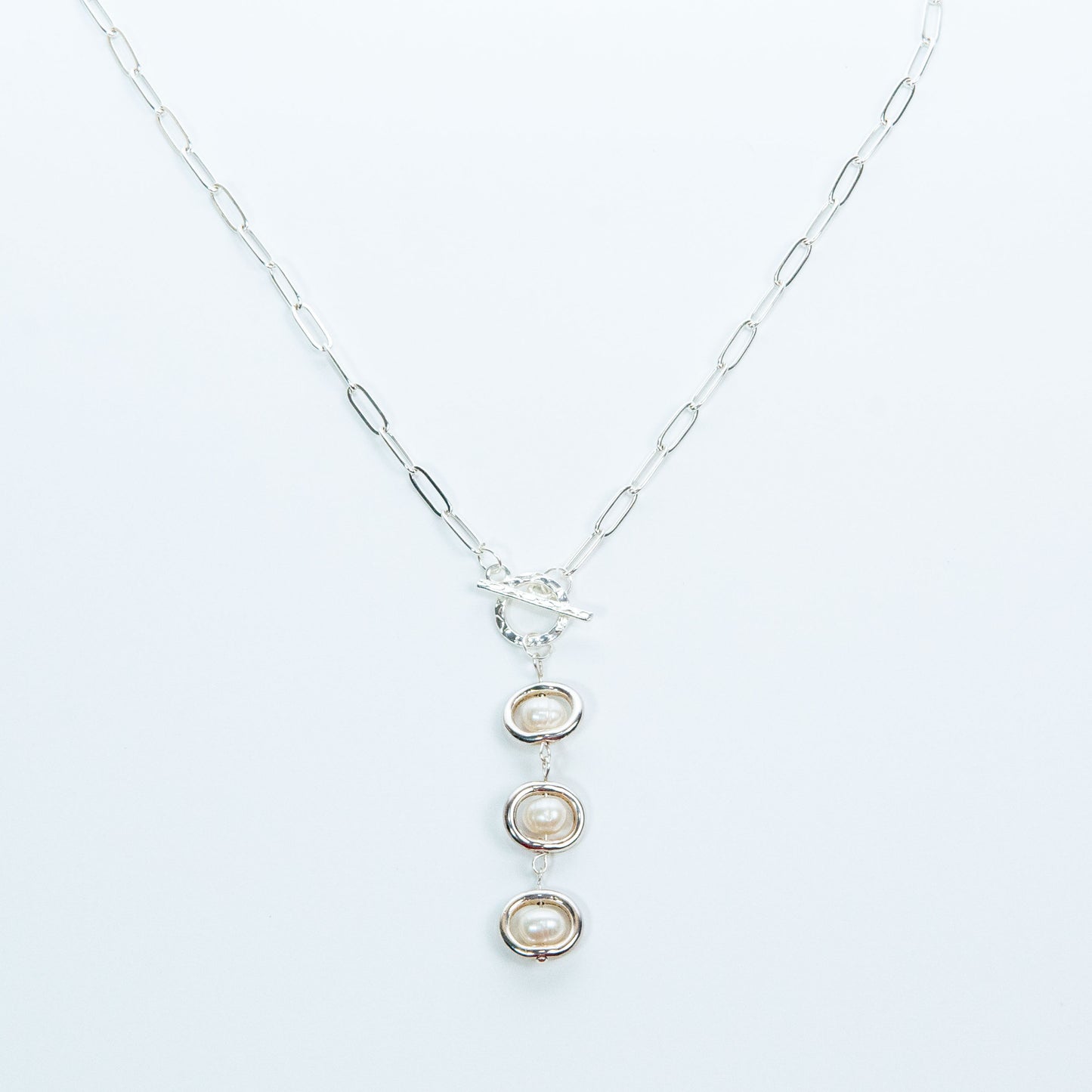 Cultured Sea Pearl & Shell Layered Necklace