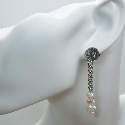 Cultured Pearl Dangle Drop Earrings