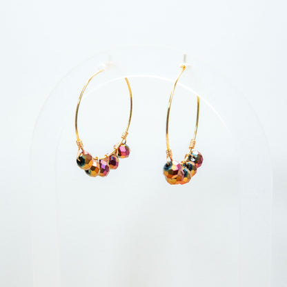 Shimmer Me Hoop Earrings