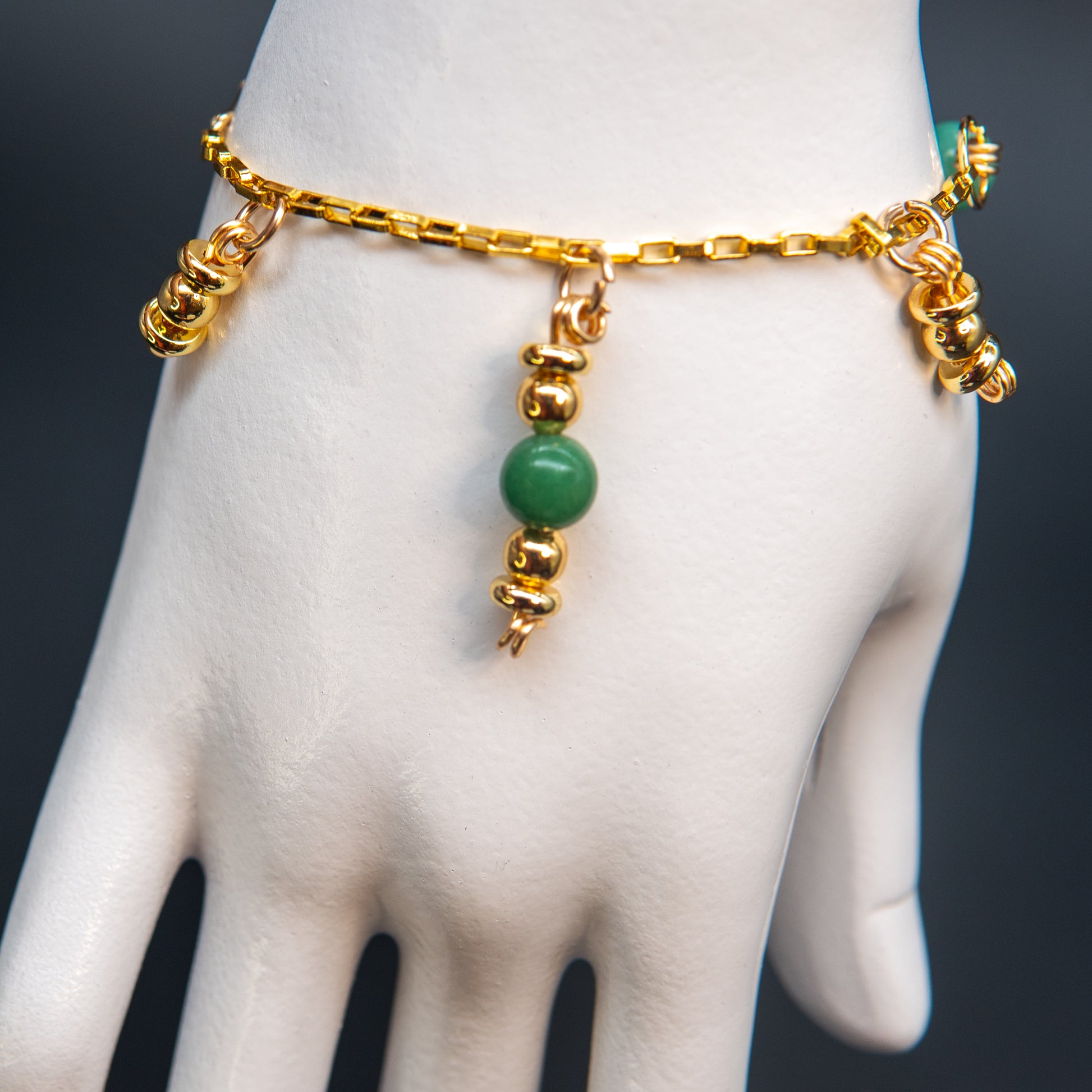 Handmade Malachite Gemstone Bracelet - Relato.Jewelry