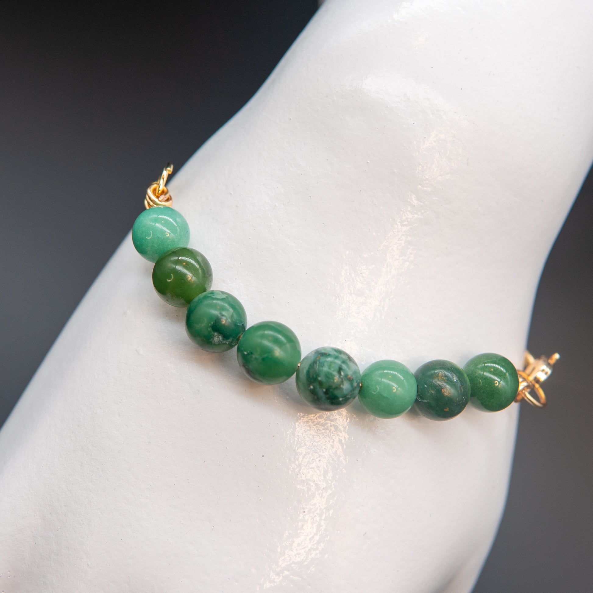 Handmade Malachite Gemstone Bracelet - Relato.Jewelry